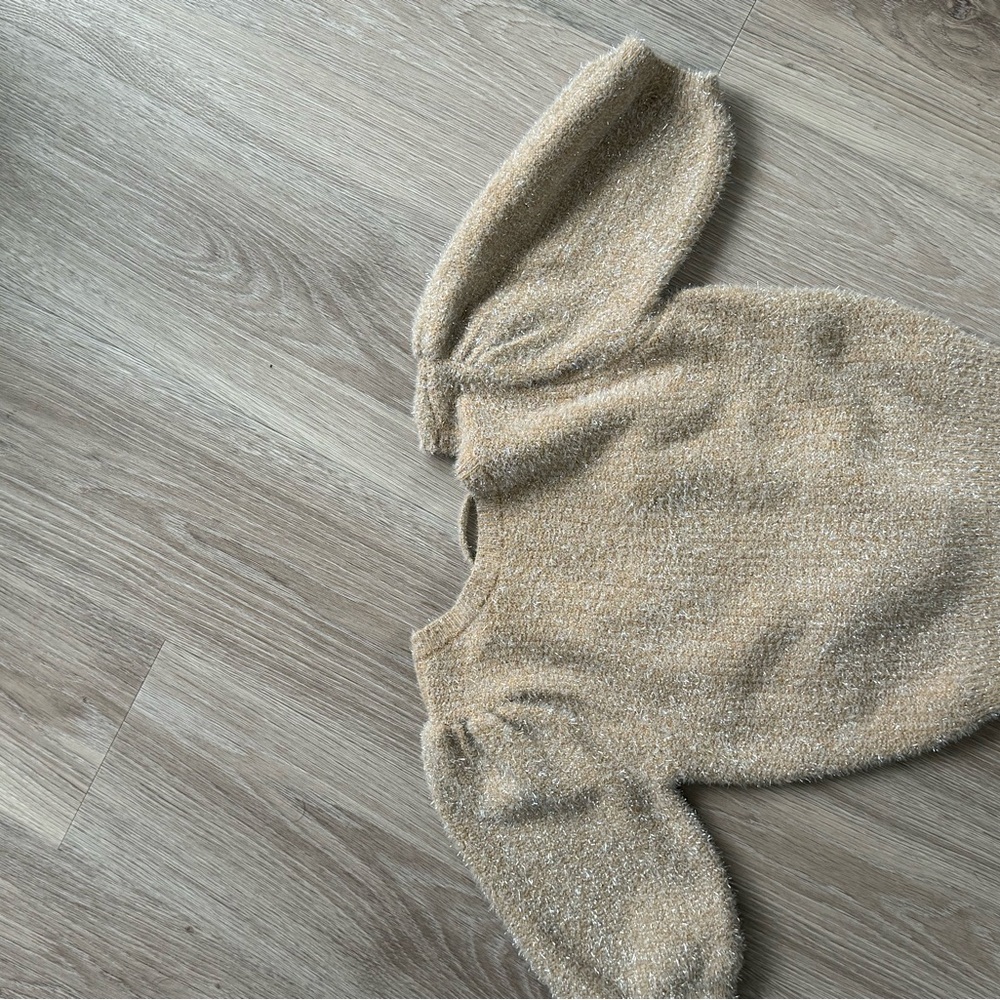 Sparkle party short sleeve sweater